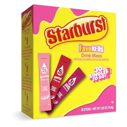 Starburst Singles to Go! Powdered Drink Mix 30-Count Variety Pack: $4.46 Starburst Singles to Go! Powdered Drink Mix 30-Count Variety Pack: $4.46