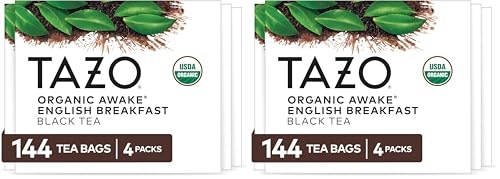Tazo Organic Awake English Breakfast Black Tea Bags 288-Count: $52.14 Tazo Organic Awake English Breakfast Black Tea Bags 288-Count: $52.14