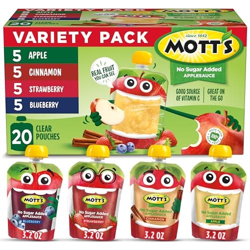 Mott's No Sugar Added Applesauce Pouches 20-Pack: $9.79 Mott's No Sugar Added Applesauce Pouches 20-Pack: $9.79