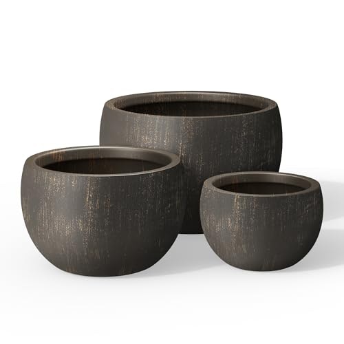 Kante Vintage Concrete Bowl Planters 3-Piece Set: $105.39 Kante Vintage Concrete Bowl Planters 3-Piece Set: $105.39