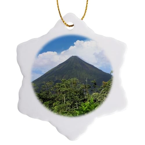 3dRose Arenal Volcano National Park 3-Inch Snowflake Ornament: $15.08 3dRose Arenal Volcano National Park 3-Inch Snowflake Ornament: $15.08