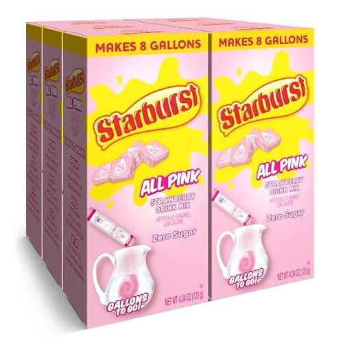 Starburst All Pink Strawberry Powdered Drink Mix 8-Pack: $42.38 Starburst All Pink Strawberry Powdered Drink Mix 8-Pack: $42.38