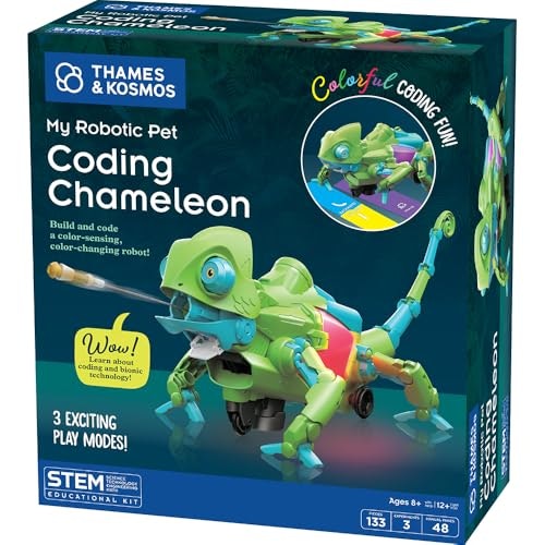 Thames & Kosmos My Robotic Pet Coding Chameleon STEM Kit: $27.43 Thames & Kosmos My Robotic Pet Coding Chameleon STEM Kit: $27.43
