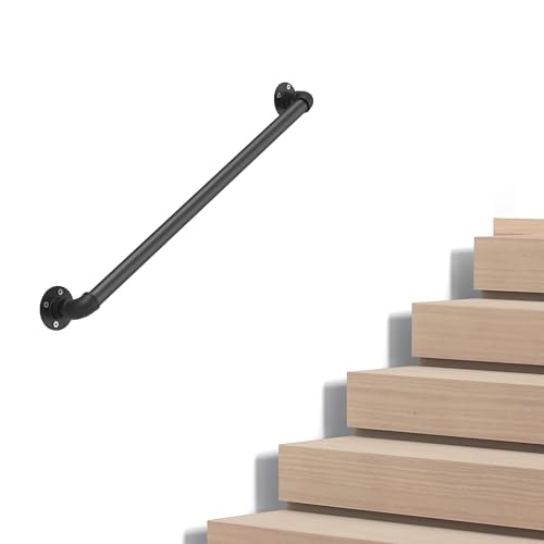 2-Foot Industrial Pipe Stair Handrail: $22.08 2-Foot Industrial Pipe Stair Handrail: $22.08