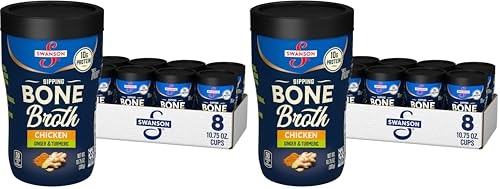 Swanson Sipping Chicken Bone Broth with Ginger and Turmeric 16-Pack: $27.64 Swanson Sipping Chicken Bone Broth with Ginger and Turmeric 16-Pack: $27.64