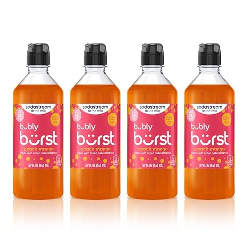 Sodastream Bubly Burst Peach Mango Drink Mix 4-Pack: $22.49