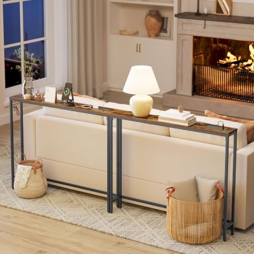 Vasagle 39.4-Inch Console Table 2-Pack: $53.26