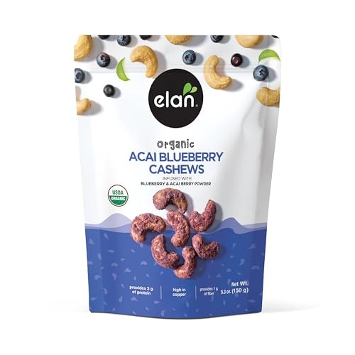 Elan Organic Acai Blueberry Cashews 5.3oz: $5.17 Elan Organic Acai Blueberry Cashews 5.3oz: $5.17