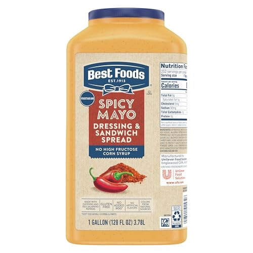 Best Foods Spicy Mayo Dressing and Sandwich Spread 1-Gallon Jug: $30.22