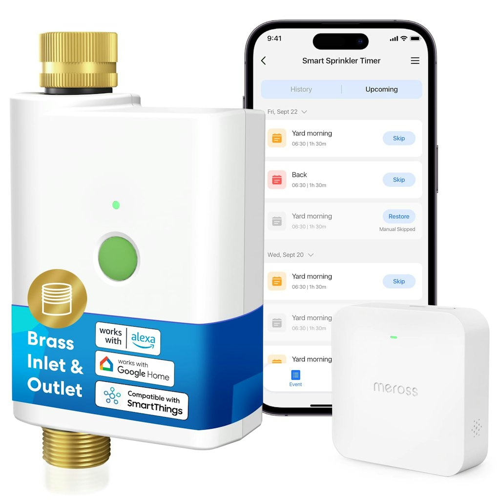 meross WiFi Water Timer: $56 meross WiFi Water Timer: $56