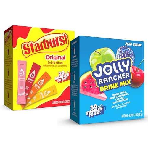 Jolly Rancher and Starburst Drink Mix Variety 60-Pack: $9.46