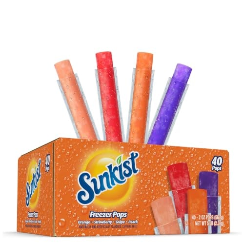 Sunkist Freezer Pops 40-Count: $7.68