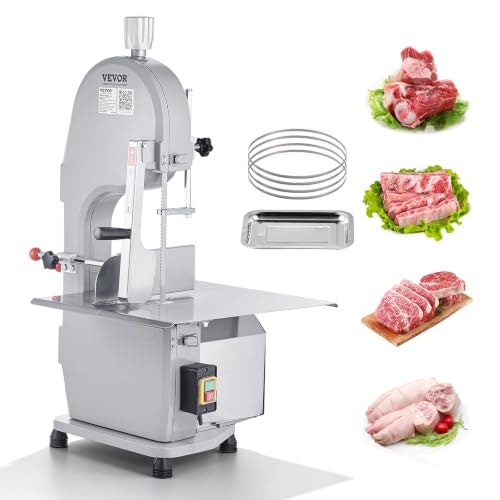 Commercial Electric 1,500W Stainless Steel Meat Bandsaw: $429.90