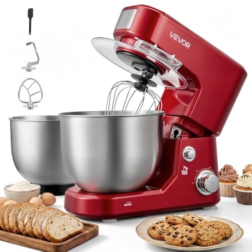 Vevor 5.3 and 4.2-Quart 400W Tilt-Head Stand Mixer: $78.99 Vevor 5.3 and 4.2-Quart 400W Tilt-Head Stand Mixer: $78.99