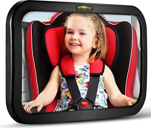 Darviqs Adjustable Wide View Car Mirror: $9.45