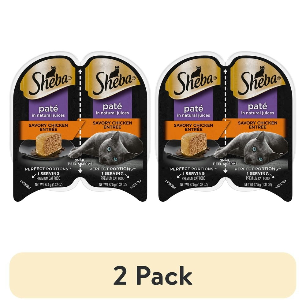 Sheba Perfect Portions Savory Chicken Pate Wet Cat Food 2-Pack: $2.17 Sheba Perfect Portions Savory Chicken Pate Wet Cat Food 2-Pack: $2.17