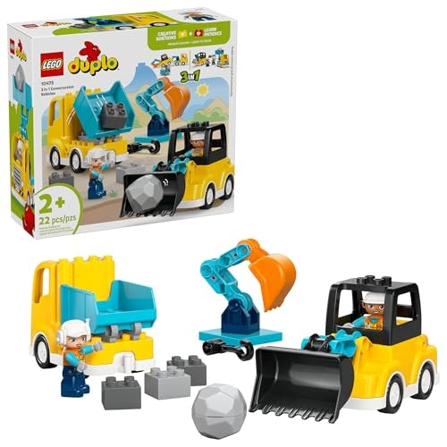 LEGO DUPLO Town 3-in-1 Construction Vehicles 10475: $21.24 LEGO DUPLO Town 3-in-1 Construction Vehicles 10475: $21.24