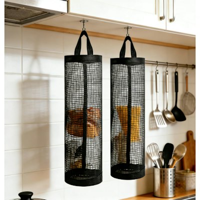 Mesh Hanging Dispenser 2-Pack for $3 + free shipping w/ $25