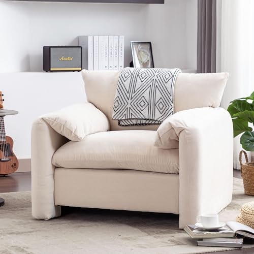 Merax Modern Chenille Oversized Armchair: $262.24 Merax Modern Chenille Oversized Armchair: $262.24