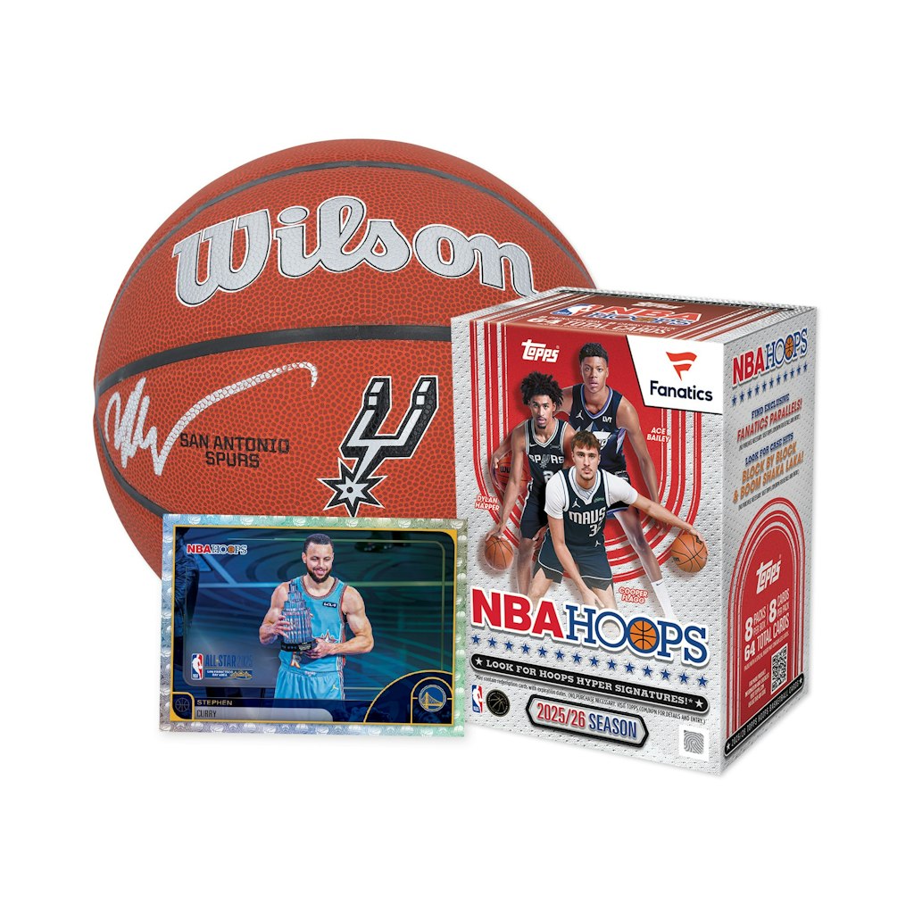 2025/26 Topps Hoops Basketball Factory Sealed Fanatics Exclusive Value Box: $39.99