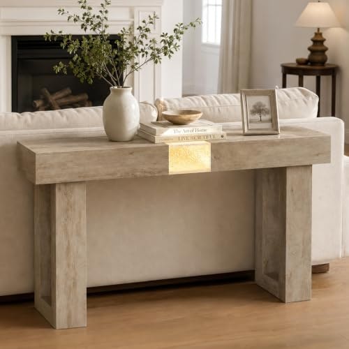 VivaDomus 60" Console Table with Light: $97.49 VivaDomus 60" Console Table with Light: $97.49