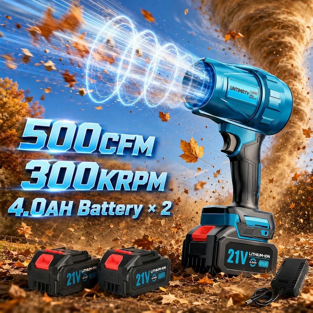 Untimaty 30,0000-RPM Cordless Leaf Blower: $25.99
