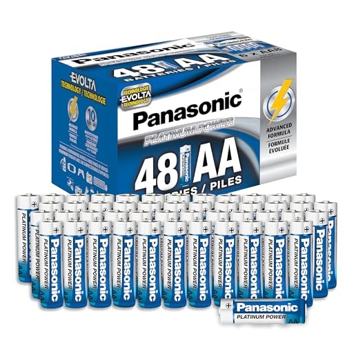Panasonic Platinum Power AA Alkaline Battery 48-Pack: $12.79 Panasonic Platinum Power AA Alkaline Battery 48-Pack: $12.79