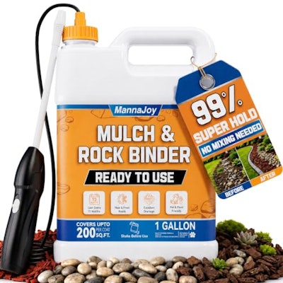 Manna Joy 1-Gallon Mulch and Rock Landscaping Glue for $20 + free shipping