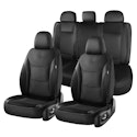 Leather Mesh Car Seat Cover Full Set for $34 + free shipping w/ $35