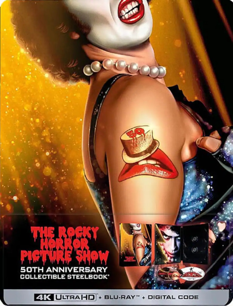 The Rocky Horror Picture Show Steelbook 4K UHD Blu-ray: $37.99