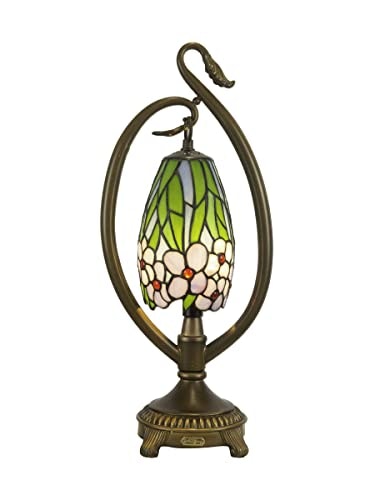 Dale Tiffany Grove Floral 20-Inch Accent Lamp: $0