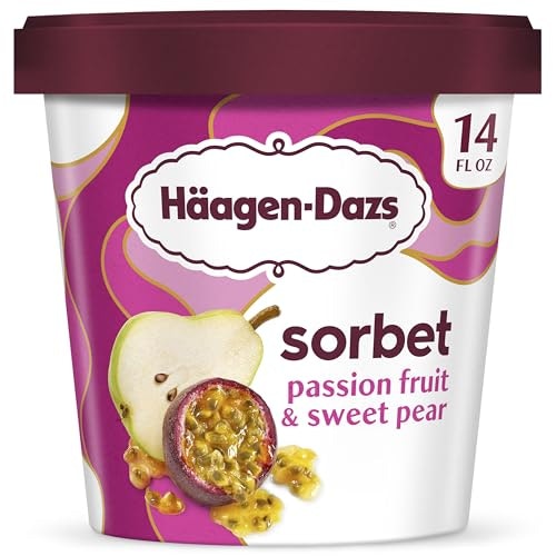 Haagen-Dazs Passionfruit and Sweet Pear Sorbet 14oz: $3.79 Haagen-Dazs Passionfruit and Sweet Pear Sorbet 14oz: $3.79
