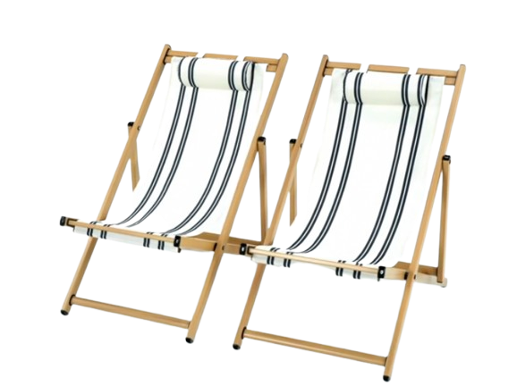 Mainstays Resort Sling Fabric Beach Chair 2-Pack for $51 + free shipping