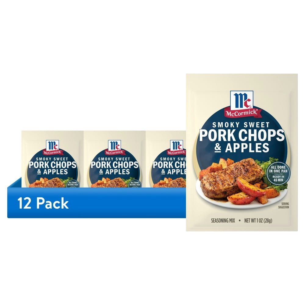 McCormick Smoky Sweet Pork Chops & Apples Seasoning Mix 12-Pack: $15.85 McCormick Smoky Sweet Pork Chops & Apples Seasoning Mix 12-Pack: $15.85