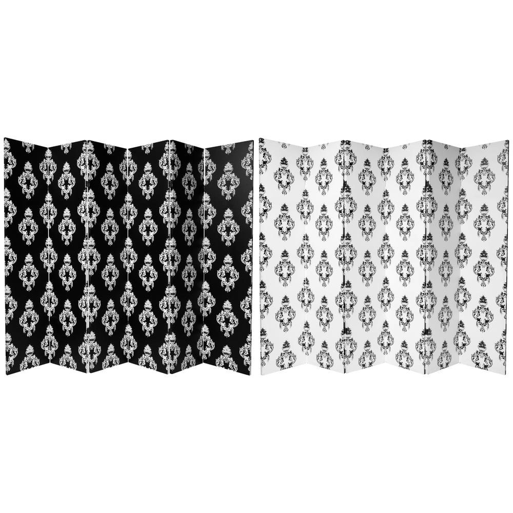 Oriental Furniture 6-Foot 6-Panel Damask Room Divider: $78.73