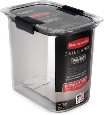 Rubbermaid Brilliance 12-Cup Airtight Food Storage Container for $12 + free shipping w/ Prime