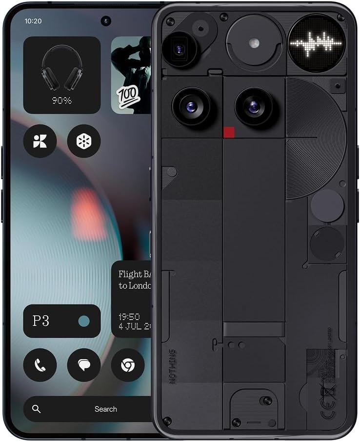 Unlocked Nothing Phone 3 256GB 5G Phone (2025): $499, 512GB for $599