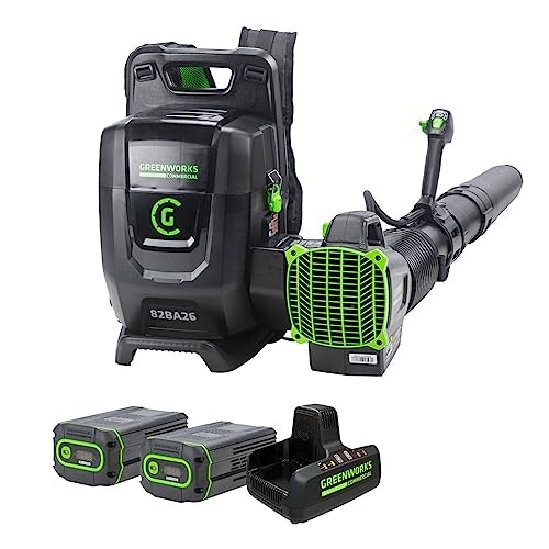 Greenworks 82V Backpack Leaf Blower w/ 2 Batteries and Charger: $599.99 Greenworks 82V Backpack Leaf Blower w/ 2 Batteries and Charger: $599.99
