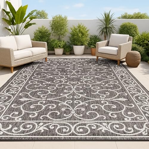 Jonathan Y Charleston 8x10 Filigree Area Rug: $114