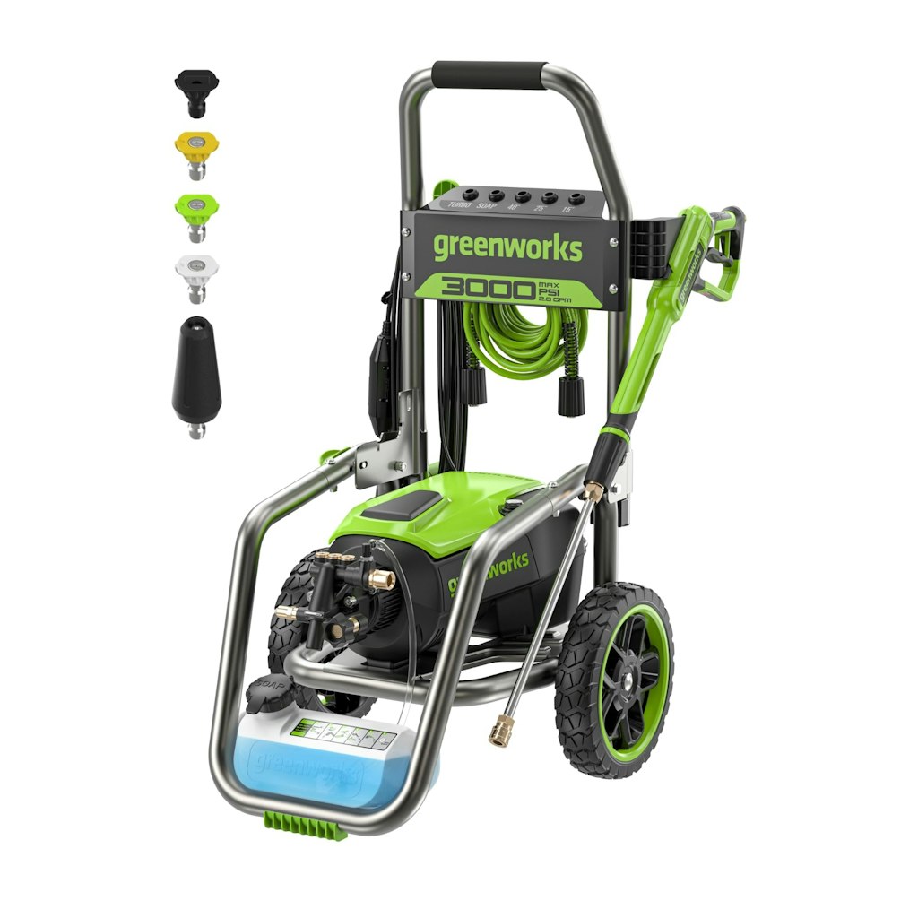 Greenworks 3000 PSI Brushless Electric Pressure Washer: $350