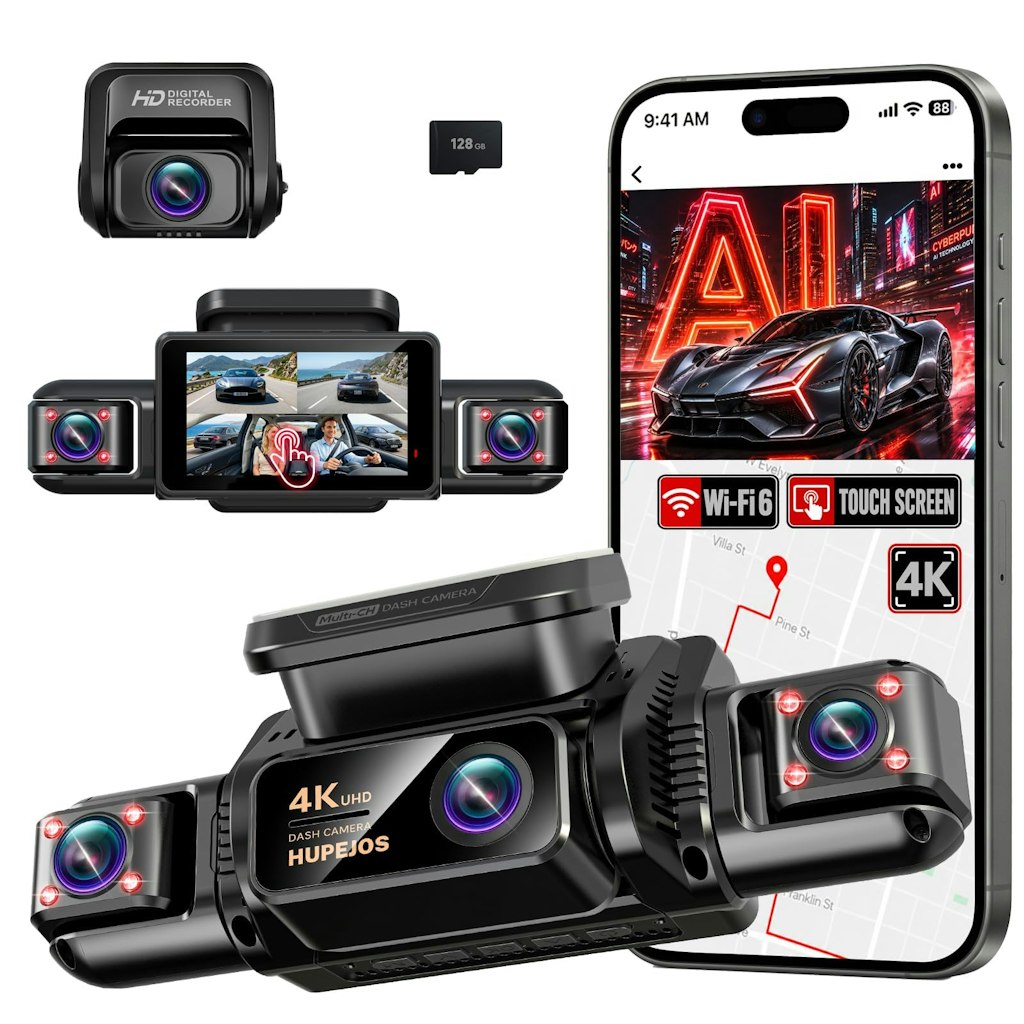 4K 360° 4-Channel Dash Cam: $160 4K 360° 4-Channel Dash Cam: $160