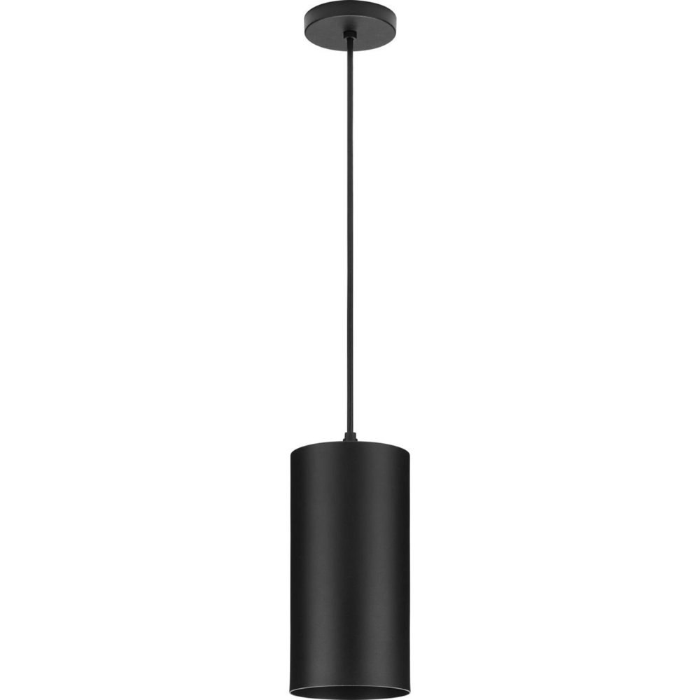 6-Inch Black Aluminum Outdoor Cylinder Hanging Light: $137.34