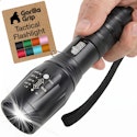 Gorilla Grip Tactical Flashlight for $10 + free shipping w/ Prime