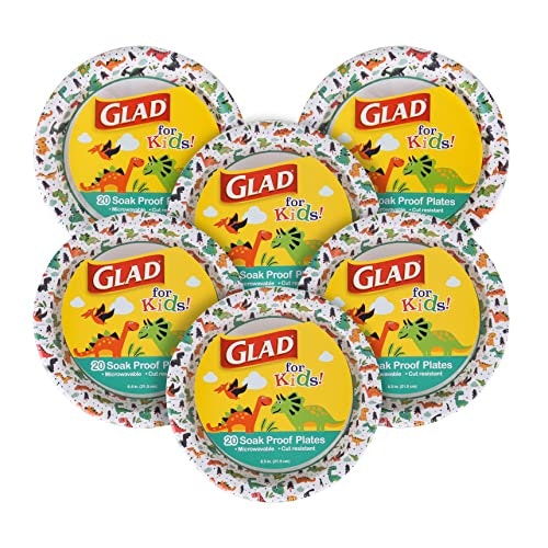 Glad for Kids 8.5-Inch Disposable Paper Plates 120-Count: $16.44 Glad for Kids 8.5-Inch Disposable Paper Plates 120-Count: $16.44