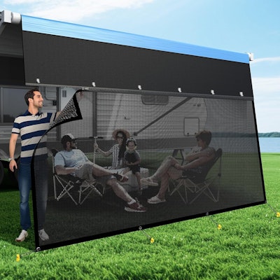 Fonzier RV Sun Shade Screen for 9' x 17'3" Awnings for $20 + free shipping w/ Prime