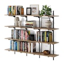 One Allium Way 60" x 10" Floating Bookshelf for $230 + free shipping