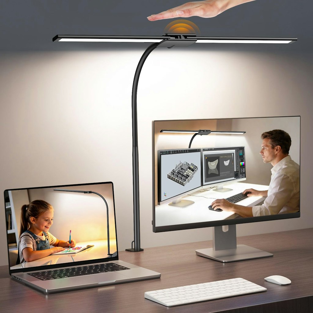 Syrinx LED Dual-Head Architect Desk Lamp: $30 Syrinx LED Dual-Head Architect Desk Lamp: $30