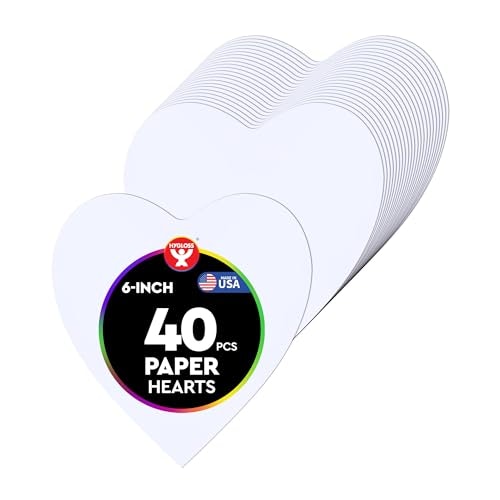 Hygloss 6-Inch Heart Paper Cut-Outs 40-Pack: $6.04 Hygloss 6-Inch Heart Paper Cut-Outs 40-Pack: $6.04