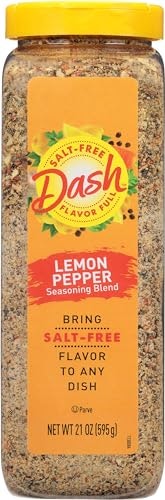 Dash Lemon Pepper Salt-Free Seasoning Blend 21-Ounce: $19.83 Dash Lemon Pepper Salt-Free Seasoning Blend 21-Ounce: $19.83