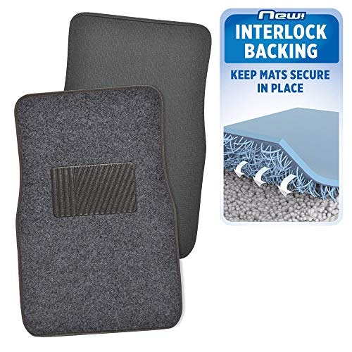 Motor Trend Premium Inter-Locking Carpet Car Floor Mats: $19.99